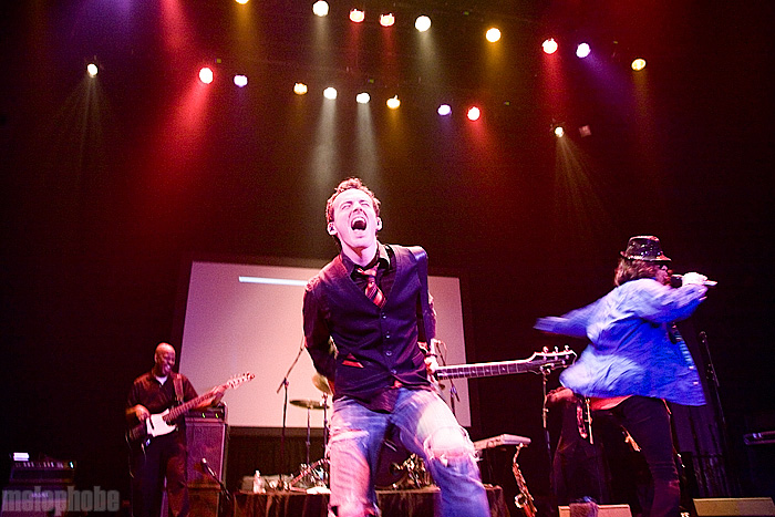 Who's Bad: The Ultimate Michael Jackson Tribute Band at Jefferson Theatre, November 17, 2011. Photo by Ari Sommer.