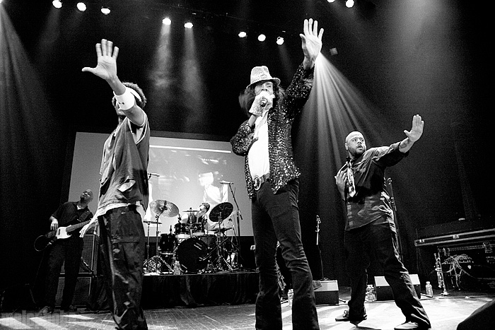 Who's Bad: The Ultimate Michael Jackson Tribute Band at Jefferson Theatre, November 17, 2011. Photo by Ari Sommer.