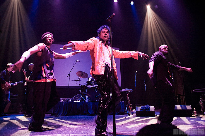 Who's Bad: The Ultimate Michael Jackson Tribute Band at Jefferson Theatre, November 17, 2011. Photo by Ari Sommer.