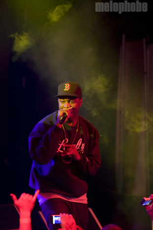 The Smoker's Club [Method Man, Curren$y, Big K.R.I.T.] at Paradise Rock Club, November 23, 2011. Photo by Ian Doreian.