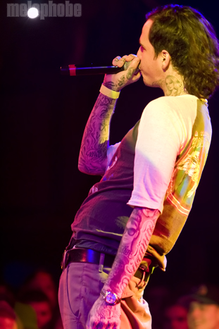 The Smoker's Club [Method Man, Curren$y, Big K.R.I.T.] at Paradise Rock Club, November 23, 2011. Photo by Ian Doreian.