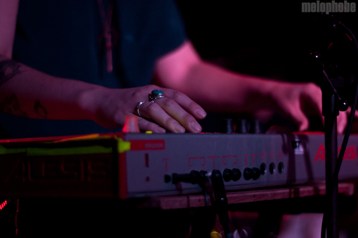 The Loom at Mercury Lounge, December 3, 2011. Photo by Ashley Thorfinnson.