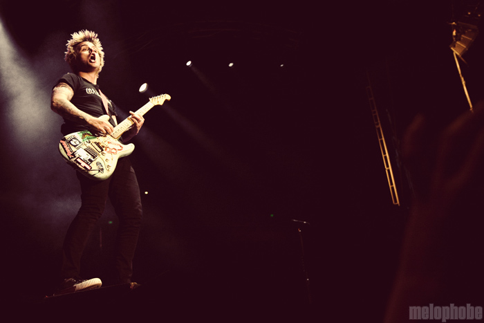 Green Day, December 9, 2011. Photo by Patrick Concepcion.