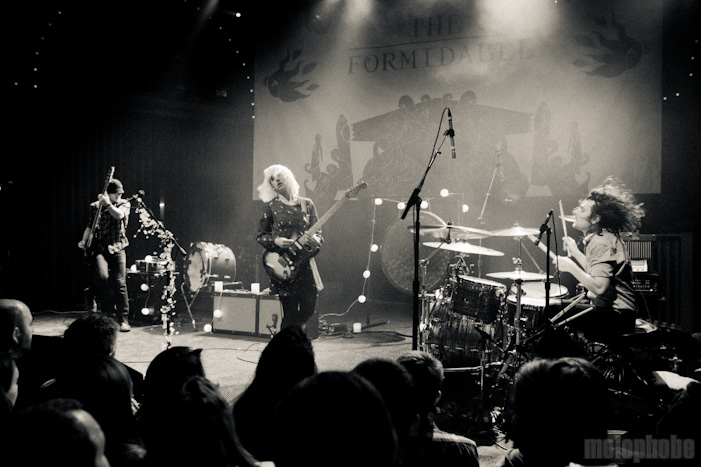 The Joy Formidable at Crystal Ballroom, December 10, 2011. Photo by Justin Kent.