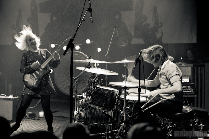 The Joy Formidable at Crystal Ballroom, December 10, 2011. Photo by Justin Kent.