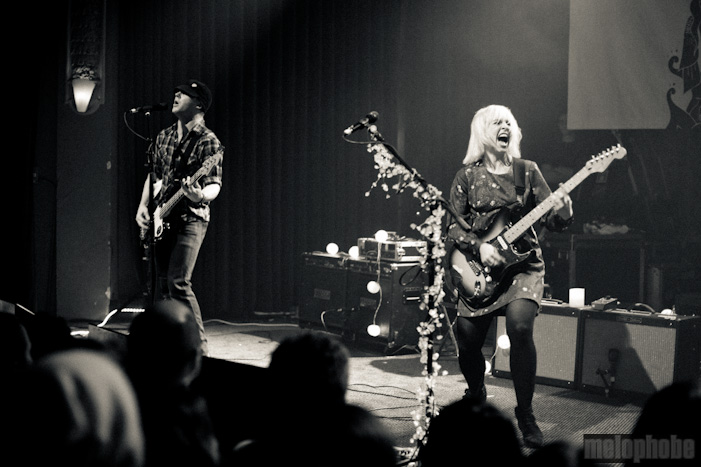 The Joy Formidable at Crystal Ballroom, December 10, 2011. Photo by Justin Kent.