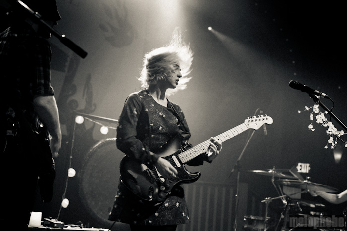The Joy Formidable at Crystal Ballroom, December 10, 2011. Photo by Justin Kent.