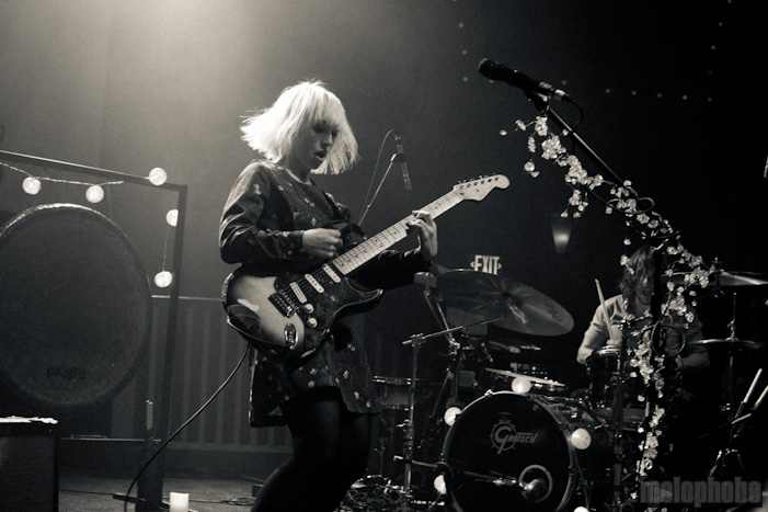 The Joy Formidable at Crystal Ballroom, December 10, 2011. Photo by Justin Kent.