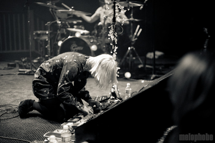 The Joy Formidable at Crystal Ballroom, December 10, 2011. Photo by Justin Kent.