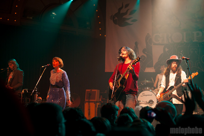 Grouplove at Crystal Ballroom, December 10, 2011. Photo by Justin Kent.