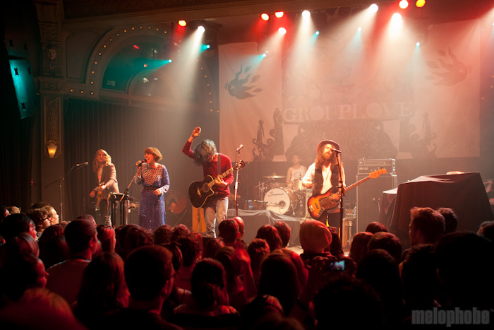 Grouplove at Crystal Ballroom, December 10, 2011. Photo by Justin Kent.