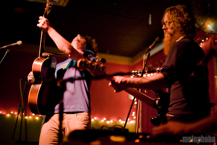 Adam Arcuragi and the Lupine Chorale Society at PA's Lounge, February 3, 2012. Photo by Boston Concert Photography.