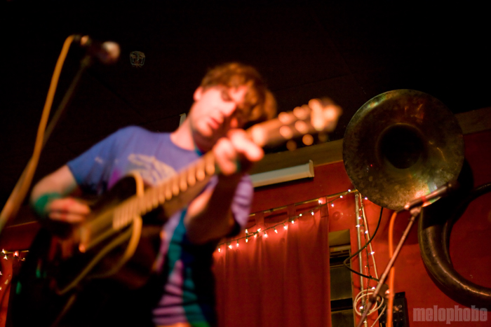 Adam Arcuragi and the Lupine Chorale Society at PA's Lounge, February 3, 2012. Photo by Boston Concert Photography.