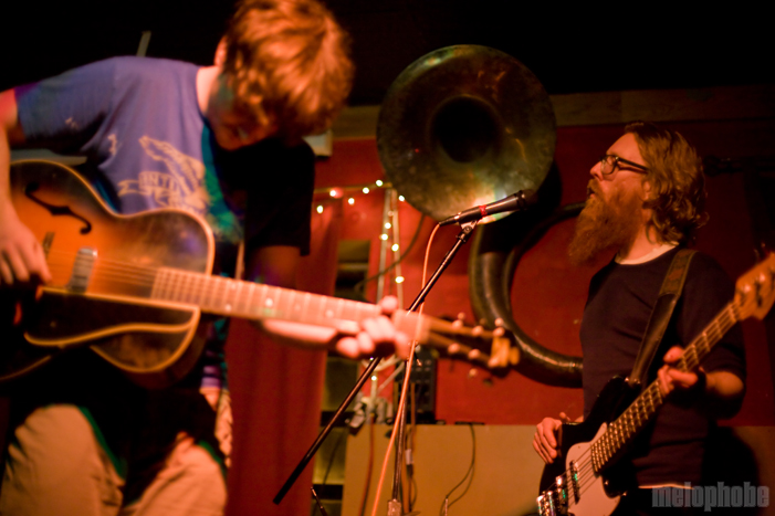Adam Arcuragi and the Lupine Chorale Society at PA's Lounge, February 3, 2012. Photo by Boston Concert Photography.
