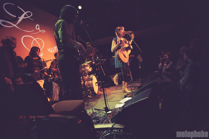 Laura Gibson at Mississippi Studios, February 3, 2012. Photo by Joshua Bean.