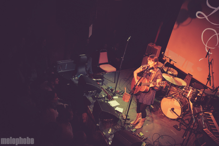 Laura Gibson at Mississippi Studios, February 3, 2012. Photo by Joshua Bean.