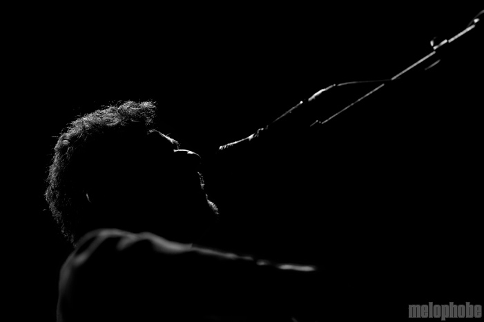 Mike Midlo at Mississippi Studios, February 3, 2012. Photo by Joshua Bean.