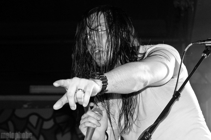 Andrew W.K at Wonder Ballroom, March 5, 2012. Photo by Ian McNeil.