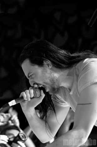 Andrew W.K at Wonder Ballroom, March 5, 2012. Photo by Ian McNeil.