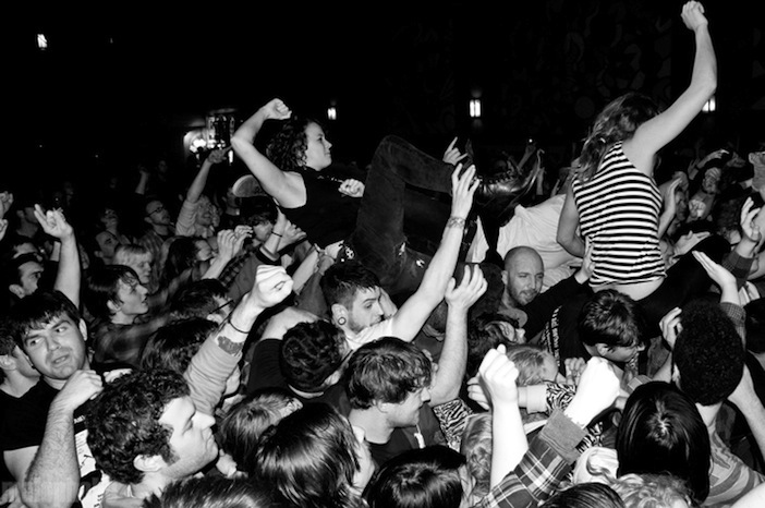 Andrew W.K at Wonder Ballroom, March 5, 2012. Photo by Ian McNeil.