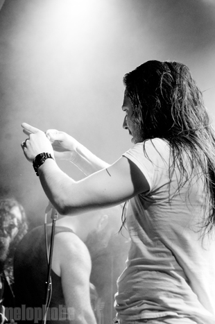 Andrew W.K at Wonder Ballroom, March 5, 2012. Photo by Ian McNeil.