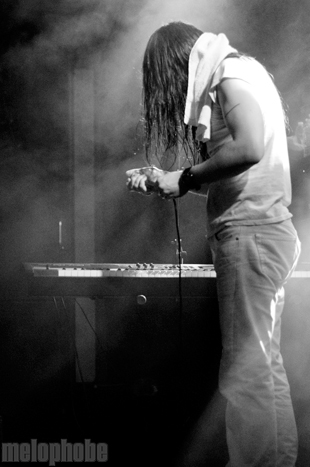 Andrew W.K at Wonder Ballroom, March 5, 2012. Photo by Ian McNeil.