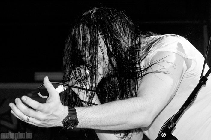 Andrew W.K at Wonder Ballroom, March 5, 2012. Photo by Ian McNeil.