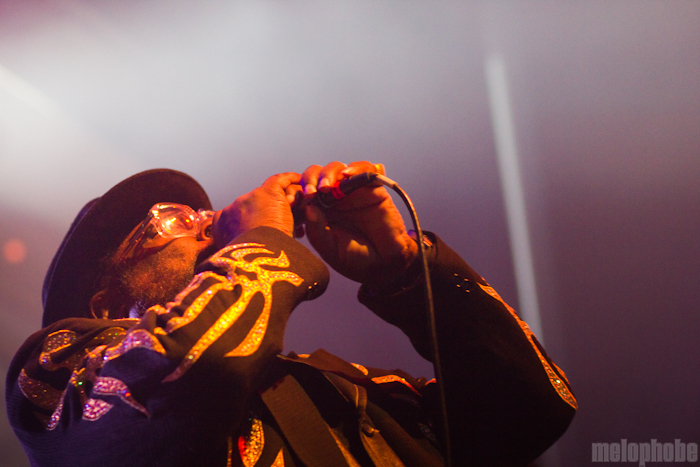 George Clinton & Parliament Funkadelic at Crystal Ballroom, March 16, 2012. Photo by Troy Dunham.