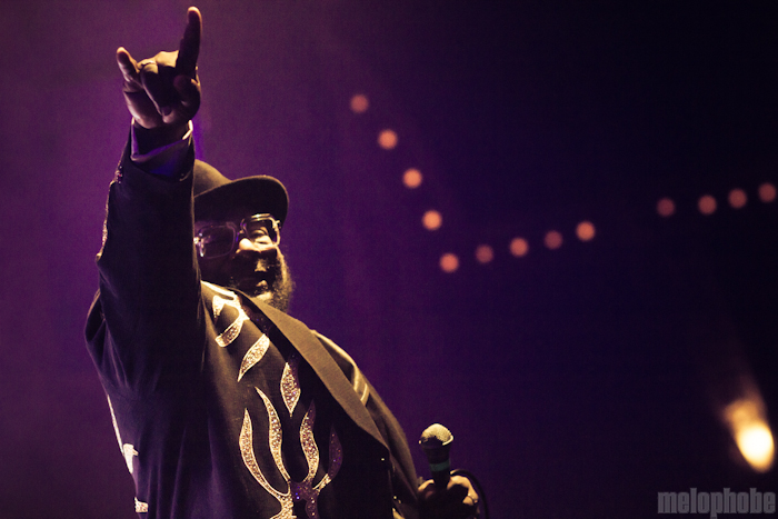 George Clinton & Parliament Funkadelic at Crystal Ballroom, March 16, 2012. Photo by Troy Dunham.