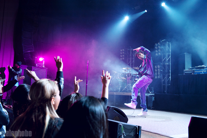 Lupe Fiasco at Arlene Schnitzer Concert Hall, March 23, 2012. Photo by Colin McLaughlin.