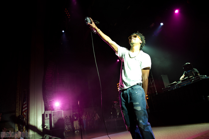 Lupe Fiasco at Arlene Schnitzer Concert Hall, March 23, 2012. Photo by Colin McLaughlin.
