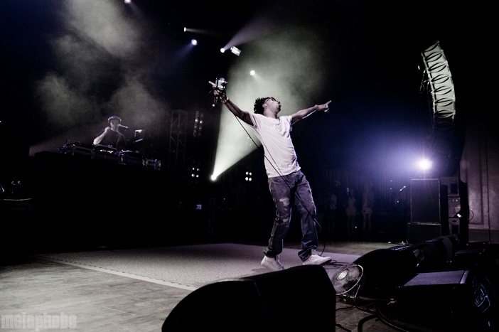 Lupe Fiasco at Arlene Schnitzer Concert Hall, March 23, 2012. Photo by Colin McLaughlin.