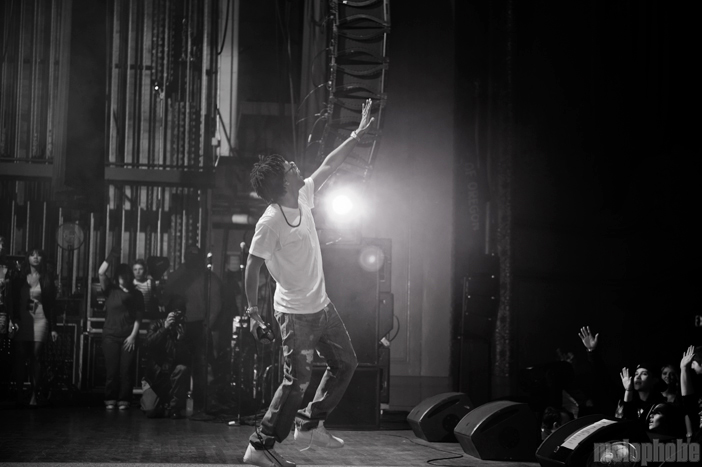 Lupe Fiasco at Arlene Schnitzer Concert Hall, March 23, 2012. Photo by Colin McLaughlin.