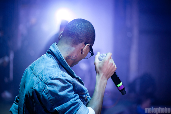 Lupe Fiasco at Arlene Schnitzer Concert Hall, March 23, 2012. Photo by Colin McLaughlin.
