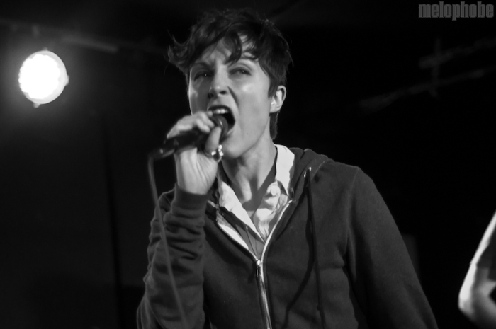 Poliça at Mercury Lounge, March 28, 2012. Photo by Chris Barth.