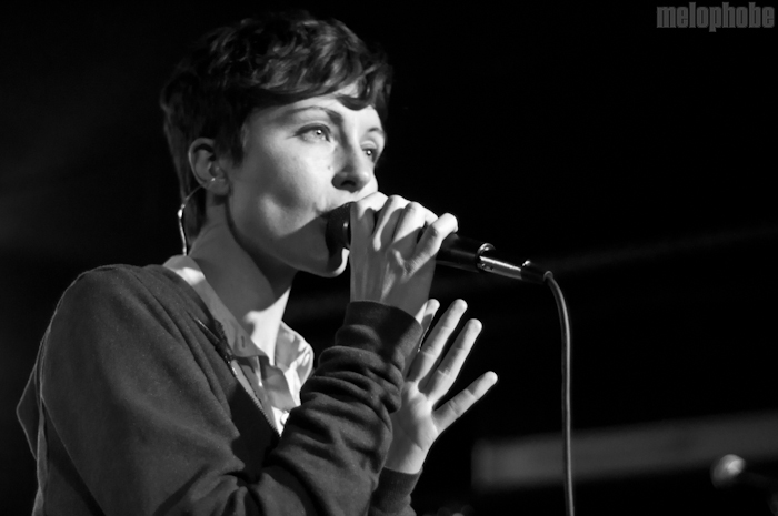 Poliça at Mercury Lounge, March 28, 2012. Photo by Chris Barth.