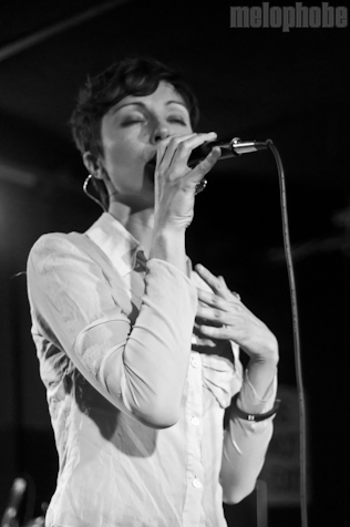 Poliça at Mercury Lounge, March 28, 2012. Photo by Chris Barth.