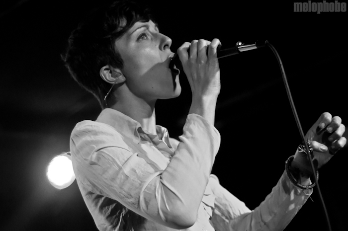 Poliça at Mercury Lounge, March 28, 2012. Photo by Chris Barth.