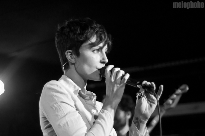 Poliça at Mercury Lounge, March 28, 2012. Photo by Chris Barth.