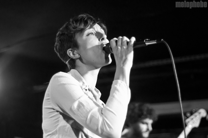 Poliça at Mercury Lounge, March 28, 2012. Photo by Chris Barth.