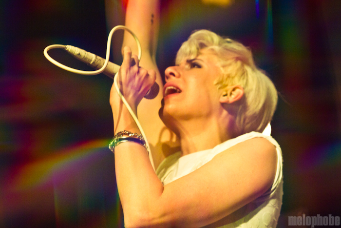 YACHT at Mississippi Studios, March 29, 2012. Photo by Troy Dunham.