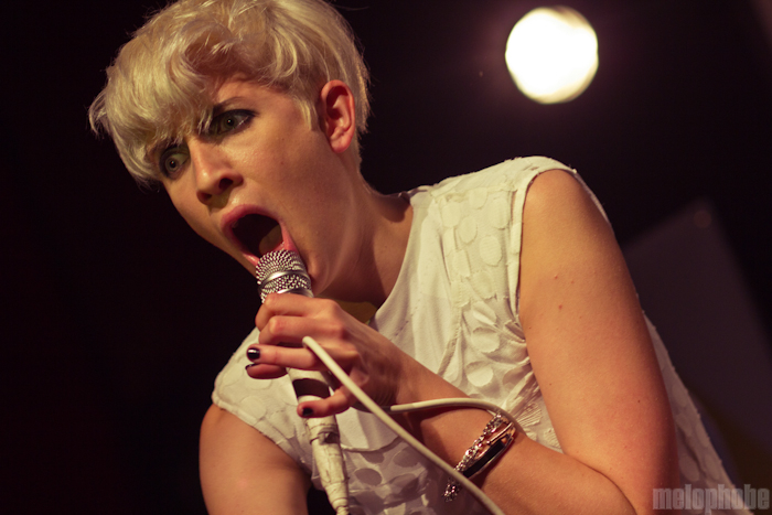 YACHT at Mississippi Studios, March 29, 2012. Photo by Troy Dunham.