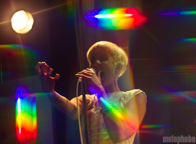 YACHT at Mississippi Studios, March 29, 2012. Photo by Troy Dunham.
