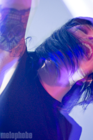 Sleigh Bells at Roseland Theater, April 7, 2012. Photo by Ian Orion.
