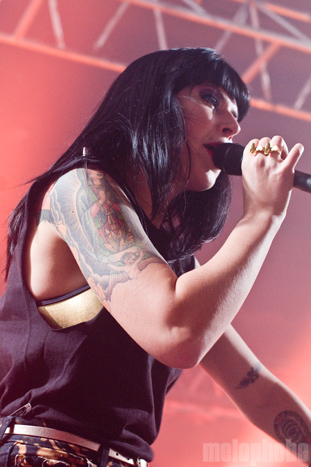 Sleigh Bells at Roseland Theater, April 7, 2012. Photo by Ian Orion.