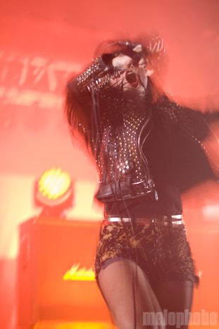 Sleigh Bells at Roseland Theater, April 7, 2012. Photo by Ian Orion.