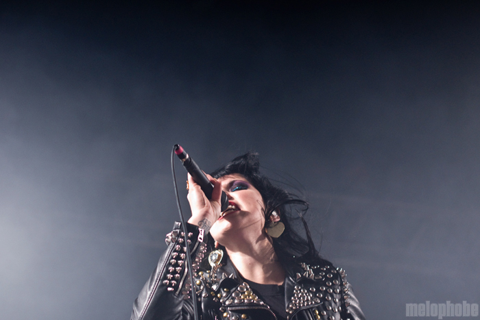 Sleigh Bells at Roseland Theater, April 7, 2012. Photo by Ian Orion.