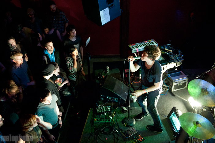 Bear in Heaven at Mississippi Studios, April 12, 2012. Photo by Colin McLaughlin.