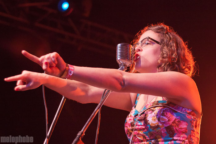 Sallie Ford at Roseland Theater, April 21, 2012. Photo by Bobby Lilly.
