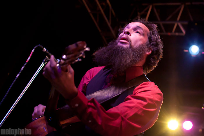 Larry and His Flask at Roseland Theater, April 21, 2012. Photo by Bobby Lilly.